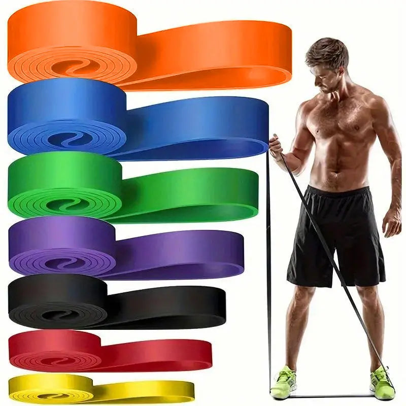 Premium Durable Resistance Band for High-Intensity Pilates, Fitness, and Sculpting Workouts. Heavy Duty Elastic Sports Belt For
